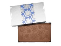 Snowflake Giant 2lb. Chocolate Bar with Luxury Holiday Packaging
