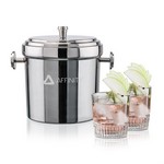 Milano Ice Bucket & Newkirk On-the-Rocks Set
