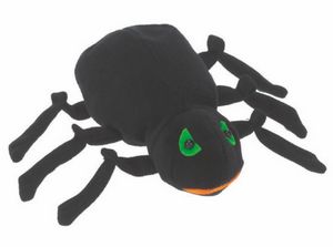 6" Halloween Stuffed Spider - Stuffed Animals, Toys