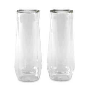 CORKCICLE® Flute Glass Set (2) - Clear