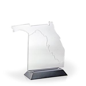 Florida Award with Black Wood Base - UV Print