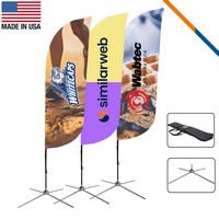 9' Mebb Double-Sided Feather Flag - Flags, Banners