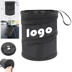 Custom Foldable Car Trash Bin with Elastic Strap