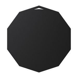 Baseball Decagon Colored Medallion (2")