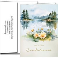 Sympathy Greeting Cards w/Imprinted Envelopes - Cards, Invitations