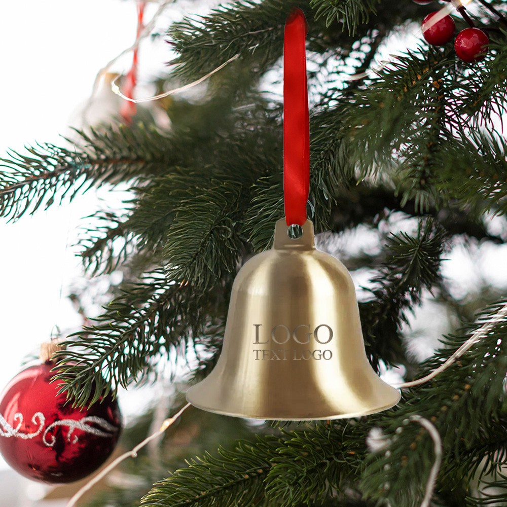 Brass Holiday Bells - Ornaments