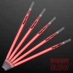 Red Glow Straws for Light Drinks - PRINTED