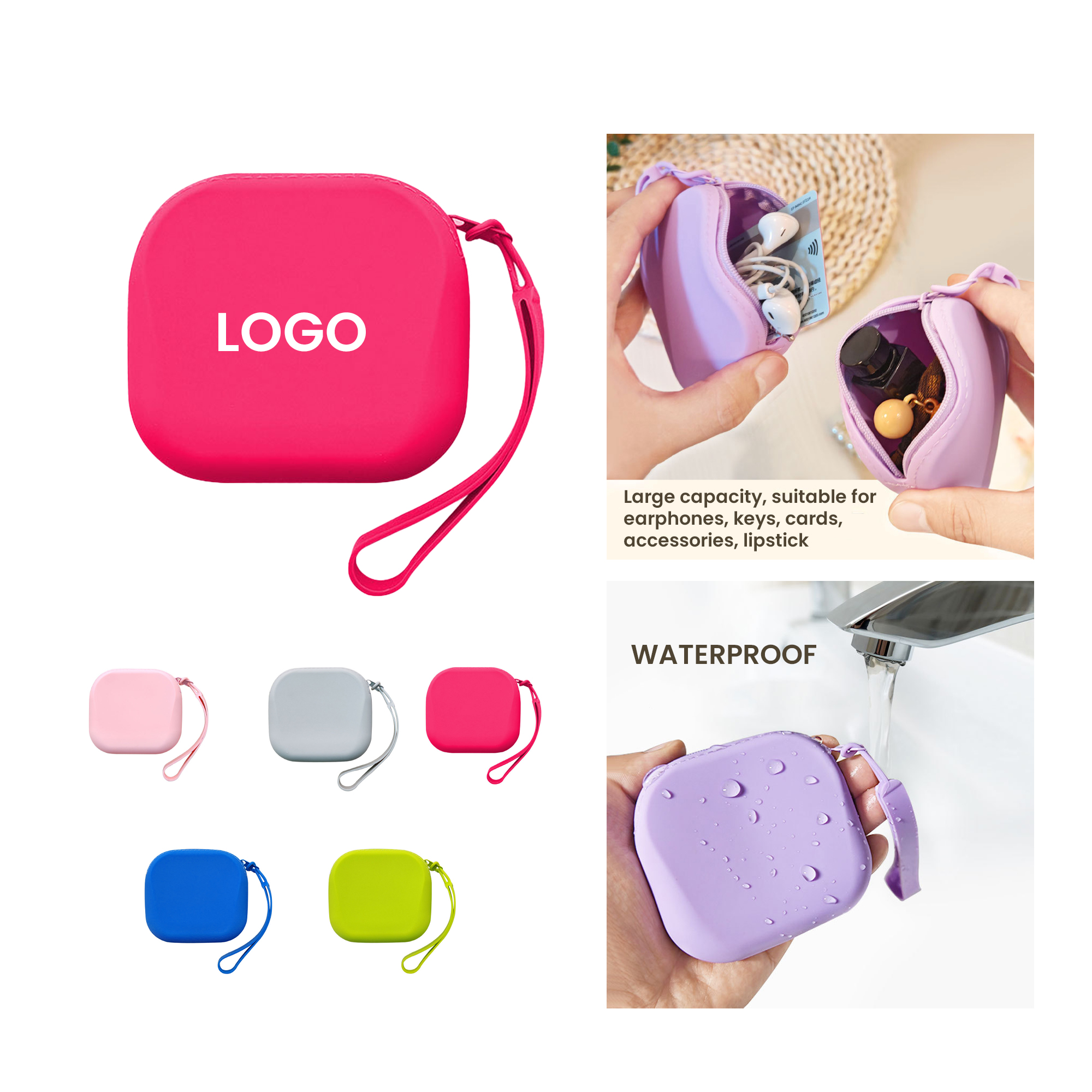 Silicone Headphone Organizer - Purses, Cases