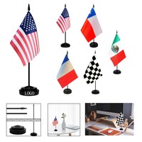 Small National Country Pole Flags - Flags, Flag Accessories
