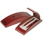 Curved Wooden Pen Box (Single Pen & Double Pen)