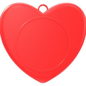 Vibraprint® Heart Shaped Insert Medallion (3")