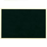 Black Screened Plate w/Gold Border & Adhesive Back (6"x8")