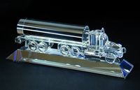Oil Truck optical crystal award/trophy. - Variant B - Crystal, Trophies