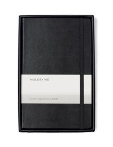 Moleskine® Large Notebook Gift Set - Black