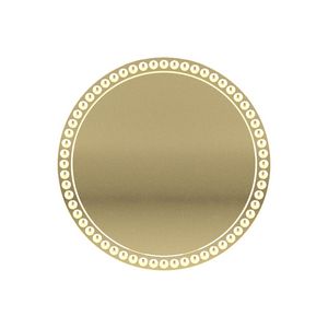 Vibraprint® Round Decorative Boarder Lapel Pins (1")