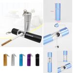 Portable Keychain Column Ash Tray with Key Ring