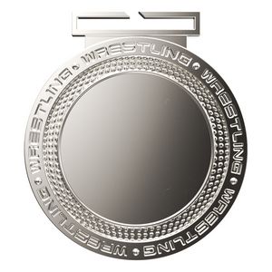 Dual Plated Wrestling Medallions 3"