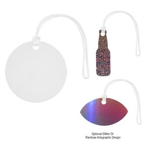 Acrylic Bag Tag - Custom Shape 5"