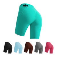 Women's High-Waist Quick-Dry Yoga Shorts - Shorts, Pants