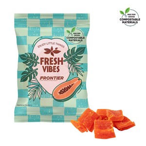 4 oz. ECO-Digibag™, Compostable & Full Color, Papaya Chunks