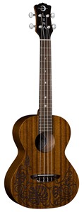 Luna Lizard Mahogany Tenor Ukulele Package