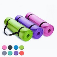 Nbr Exercise Yoga Mat With Carrying Strap - Exercise Equipment, Mats