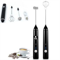 Portable Rechargeable Milk Frother & Mixer - Stirrers