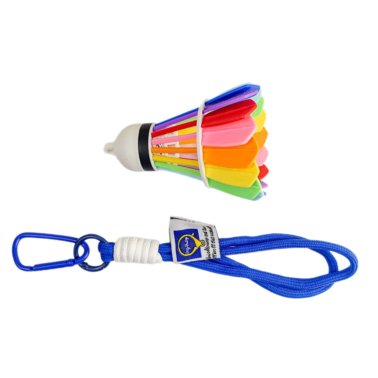 Creative 3D Printed Colorful Badminton Keychain & Ornament DIY Assembly Fidget Toy Multi-Color - Key Chains / Rings, Ornaments
