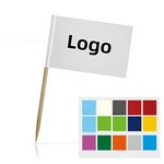 Multicolor Paper Toothpick Flags for Party Cake Fruit Hamburger Decor