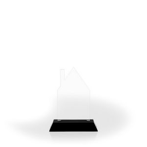 Homestead Award with Black Wood Base, Small - Engraved