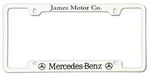 Recessed Metal License Frame