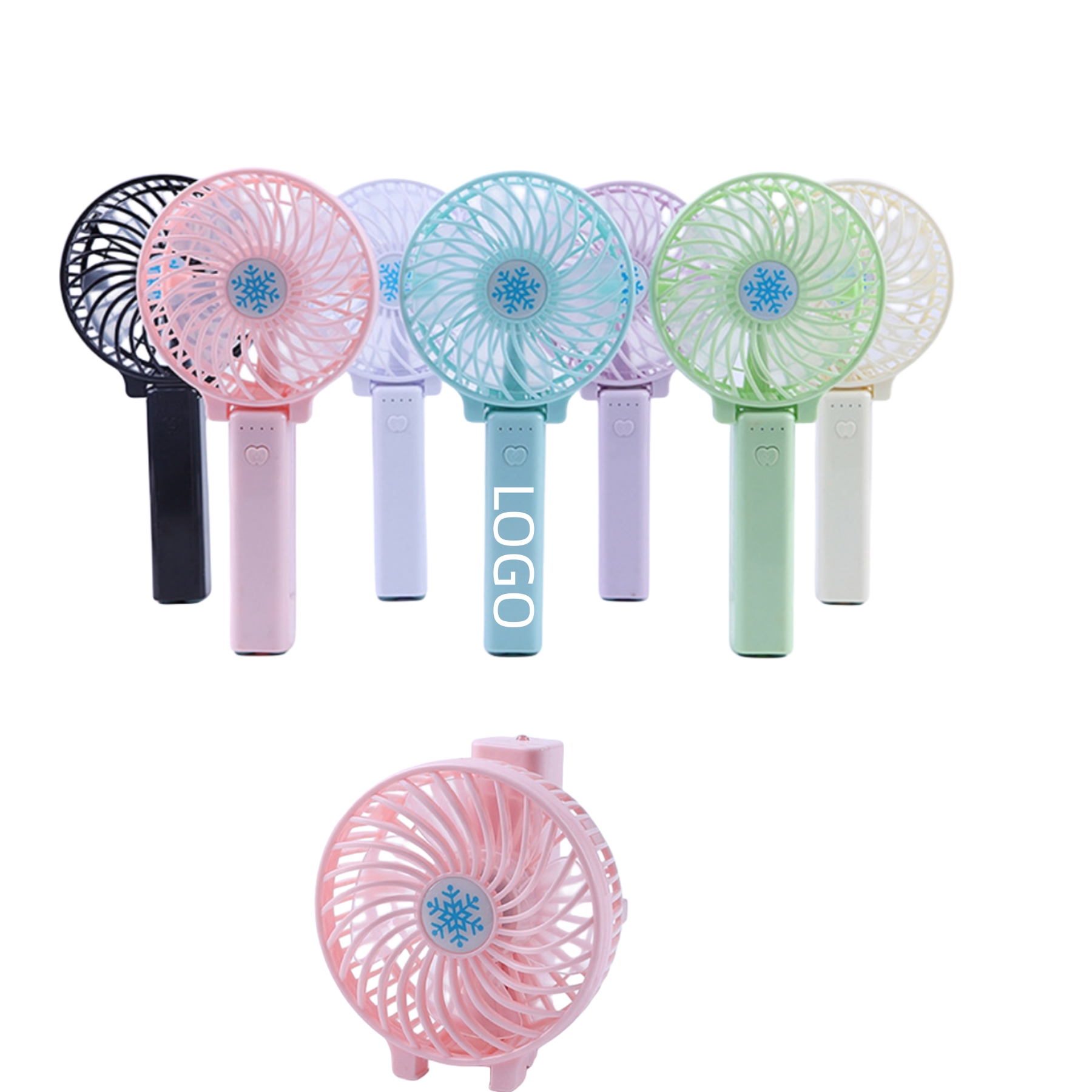 Handheld Foldable Charging Folding Fan - Fans