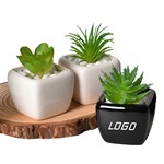 Custom Mini Square Ceramic Succulent Planter Pot