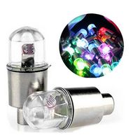 Seven Color Round Head Air Valve Bike Light - Light Bulbs, Flashlights