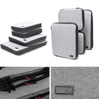 4 Set Compression Packing Cubes for Travel - Bags, Organizers