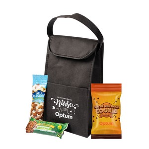 Insulated Lunch Bag with Snacks