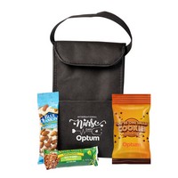 Insulated Lunch Bag with Snacks