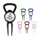 Classic Golf Bottle Opener Ball Marker Divot Tool
