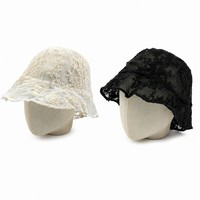 Polyester Floral Lace Bucket Hat - Caps, Hats