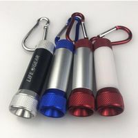 Glow Logo Telescopic LED Keychain - Key Chains / Rings, Flashlights
