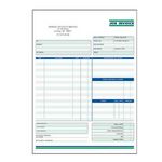 Carbonless NCR Forms 8-1/2" x 14"- 3 Part - 1 Side - Multicolor Ink