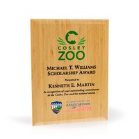 Zen Bamboo Plaque - Medium