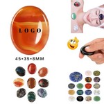 Custom Crystal Oval Worry Stone