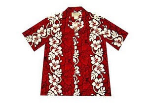 Hawaiian Shirt - 100% Cotton Poplin Tropical Print w/ Coconut Button Front (S - 3XL in-stock) - Shirts, Cloths
