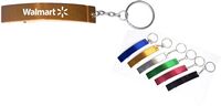 Bridge Aluminum Bottle Opener w/Keychain (6 Week Production) - Openers, Key Chains / Rings