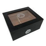 Cigar Humidor - Espresso Wood