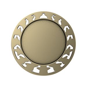 Antique Soccer Star Medal (2-1/2")