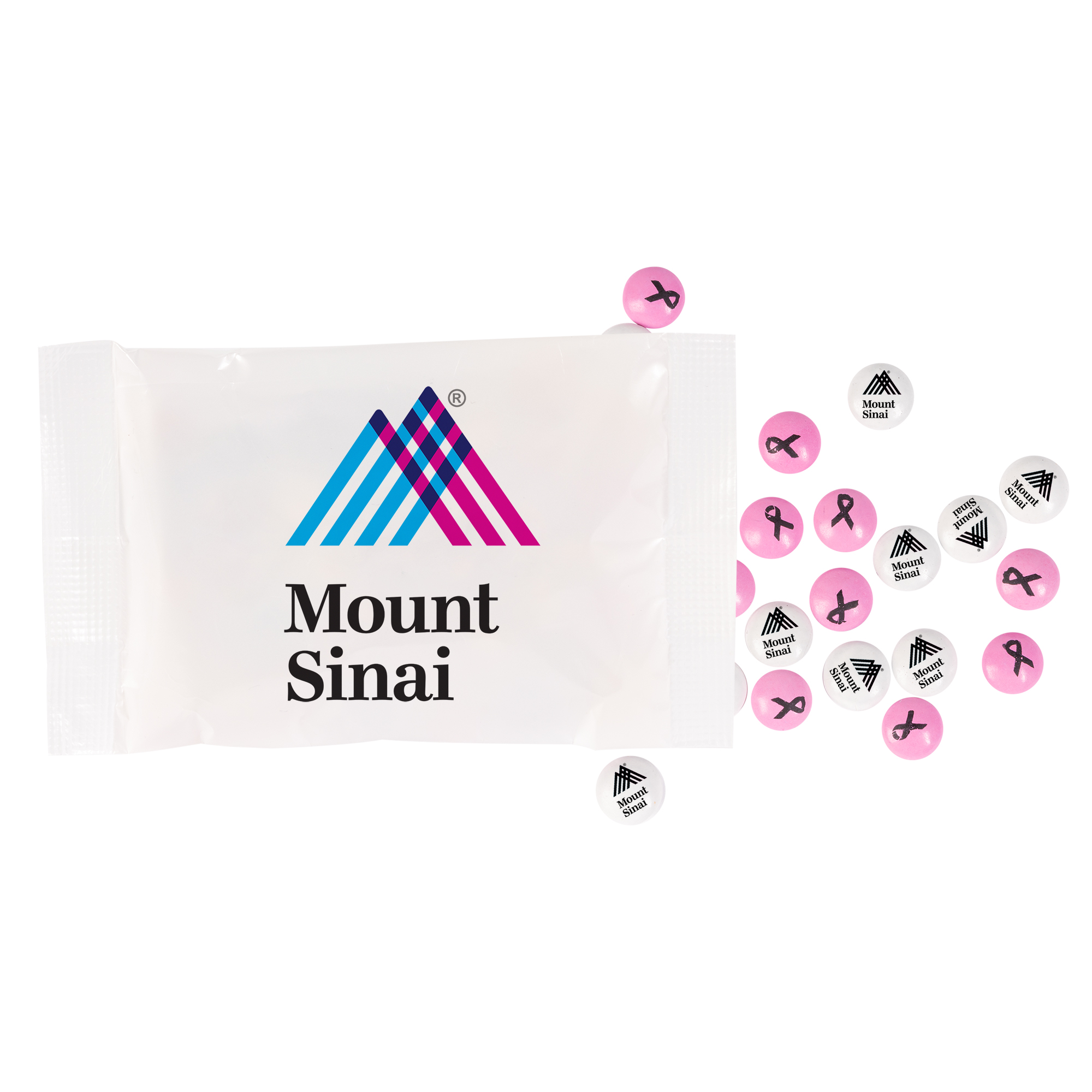 1 Oz. Full Color DigiBag® w/Imprinted Chocolate Buttons