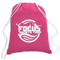 5.5 oz. Cotton Canvas Drawstring Backpack