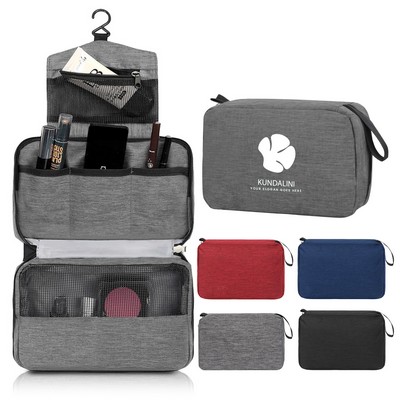Heathered Hanging Toiletry Bag